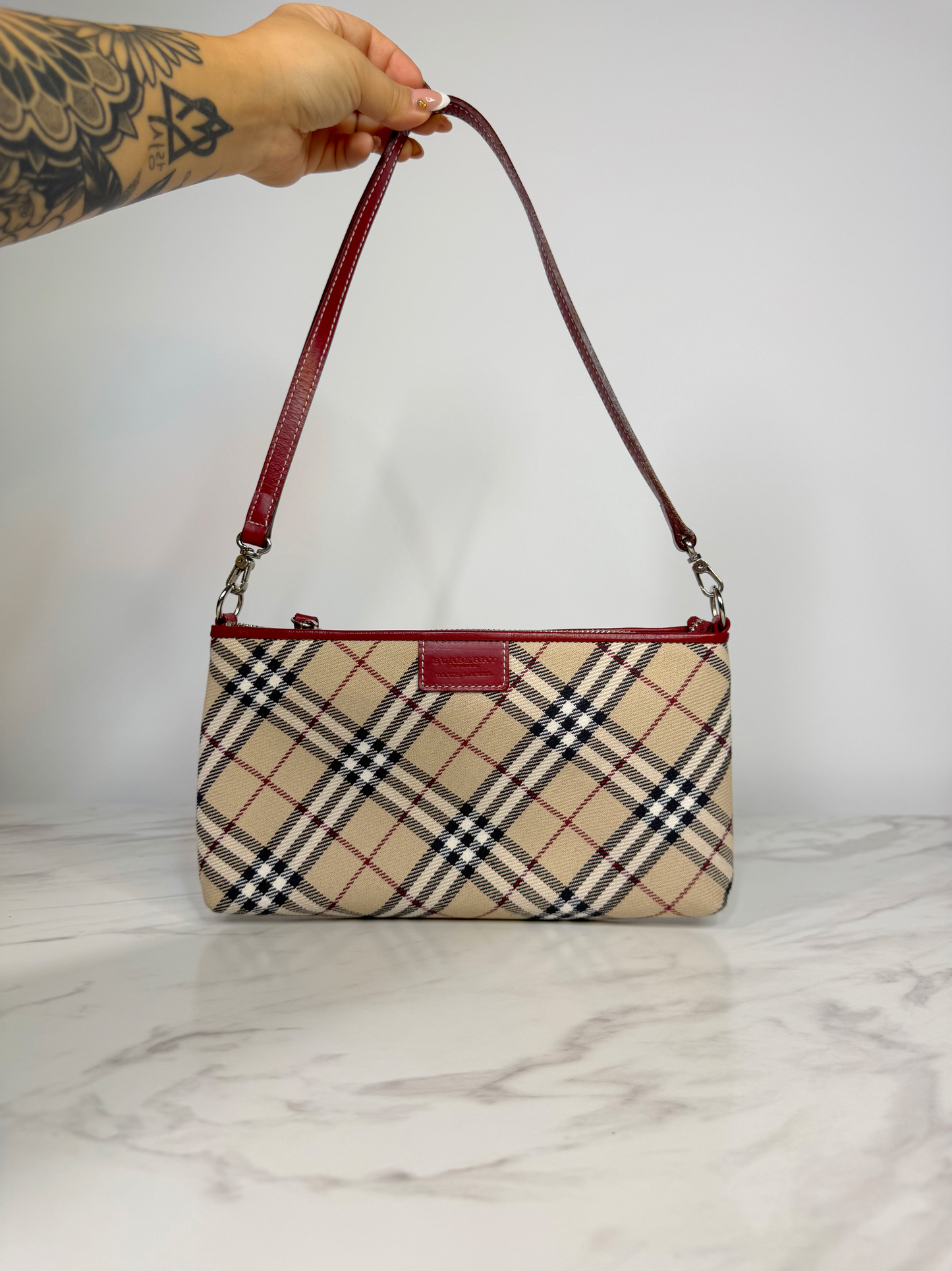 Burberry Blue Label Vintage Check Shoulder Bag