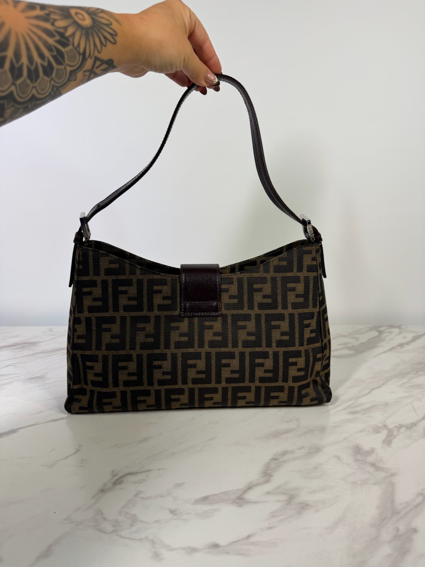 Fendi Zucca Shoulder Bag