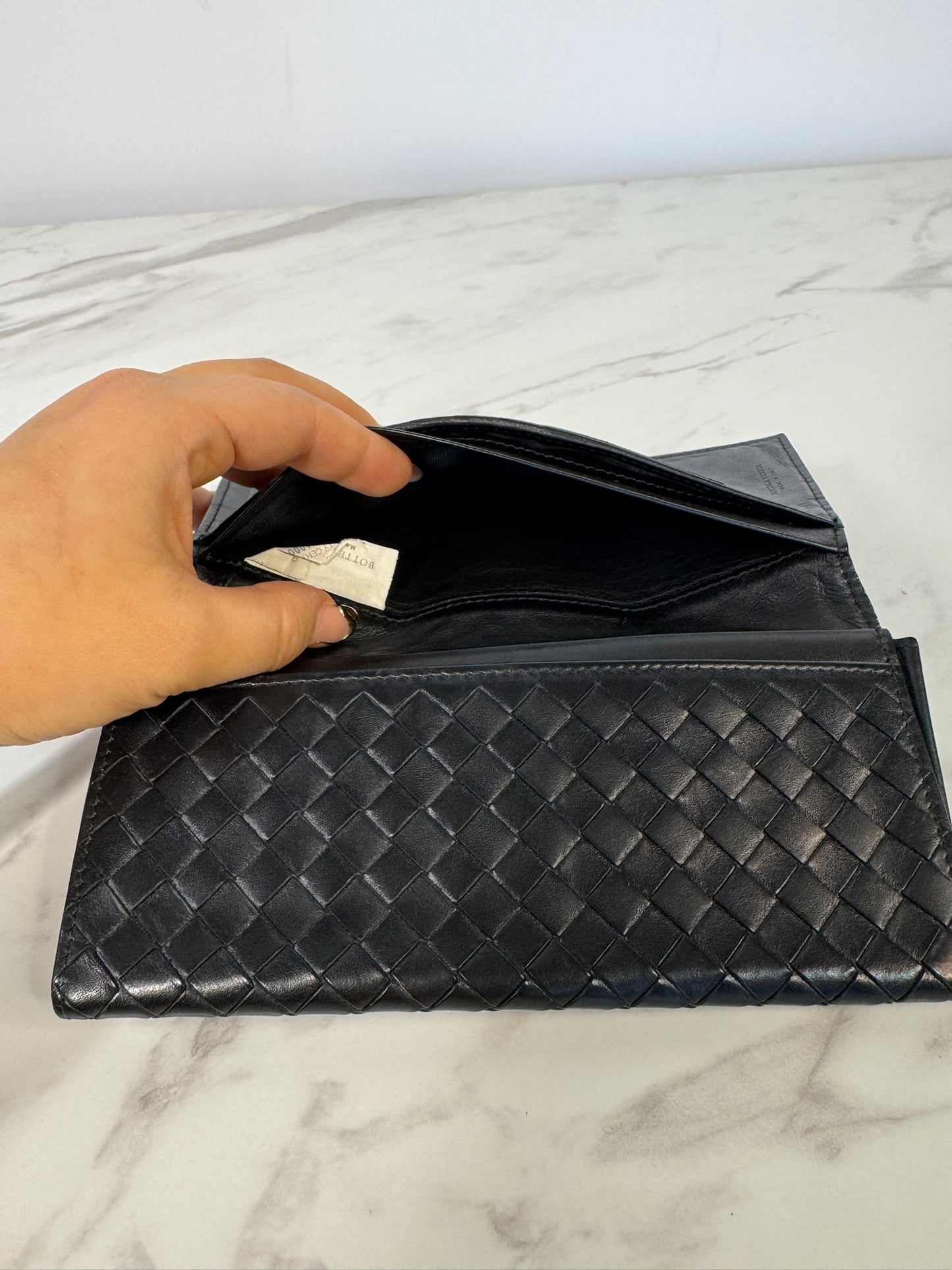 Bottega Veneta Intrecciato Bifold Long Wallet