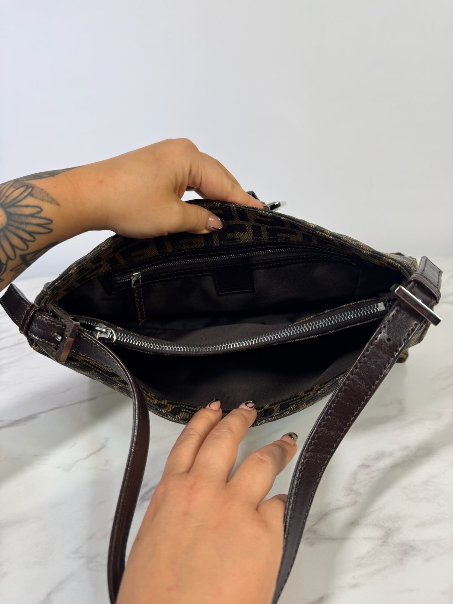 Fendi Zucca Shoulder Bag