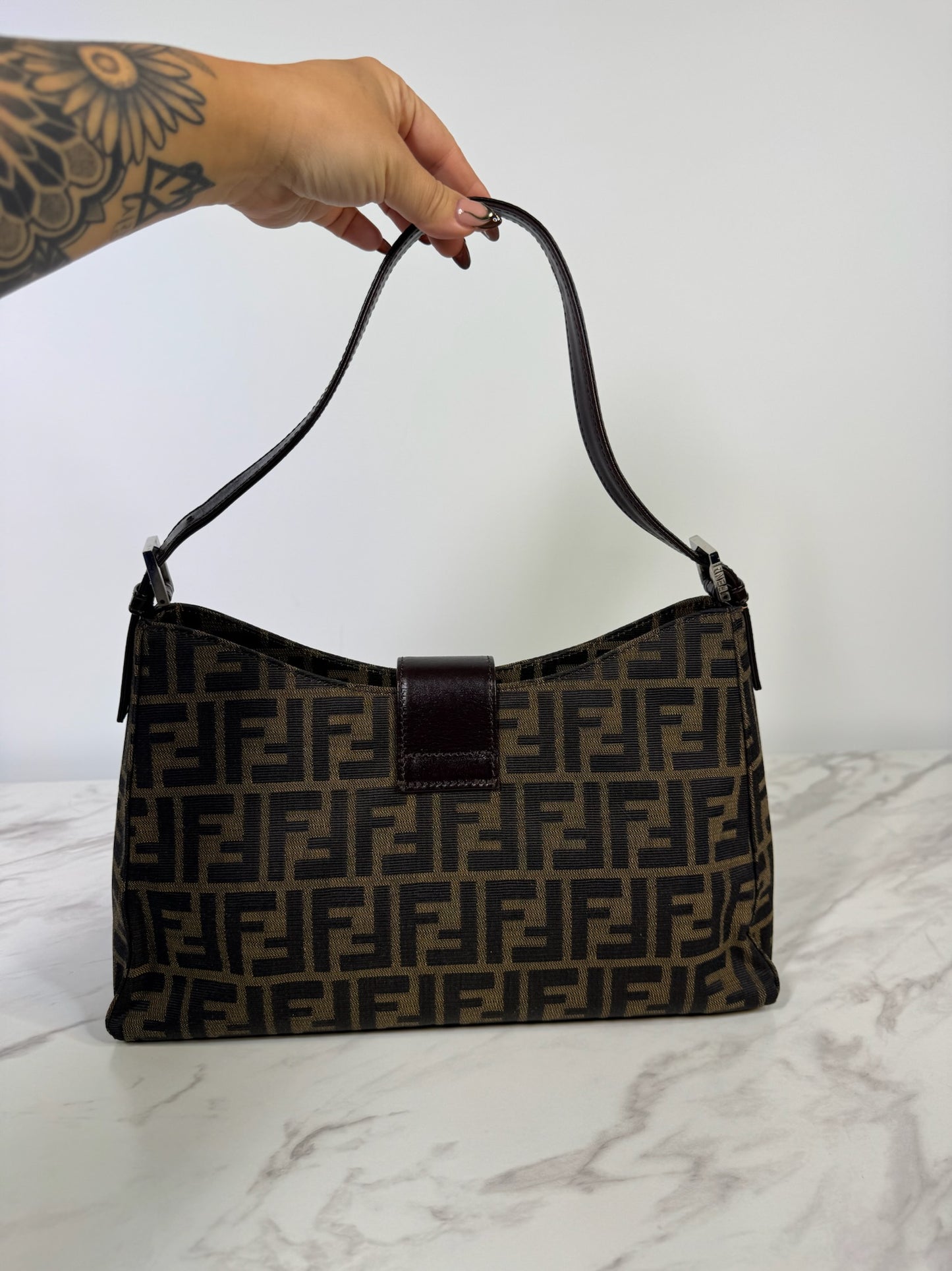 Fendi Zucca Shoulder Bag