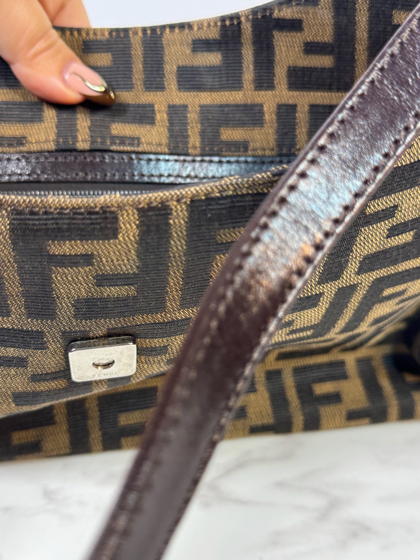 Fendi Zucca Shoulder Bag