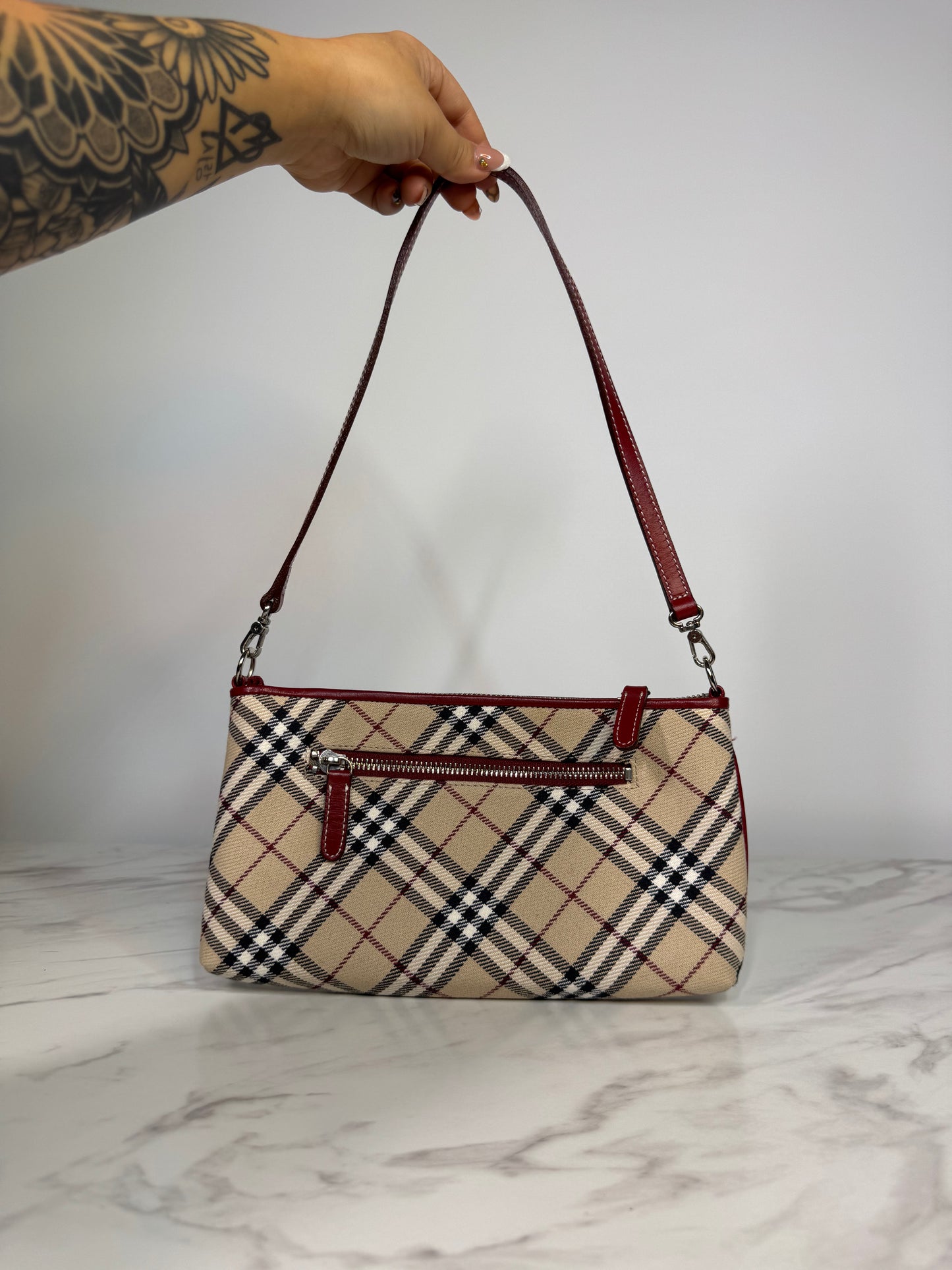 Burberry Blue Label Vintage Check Shoulder Bag