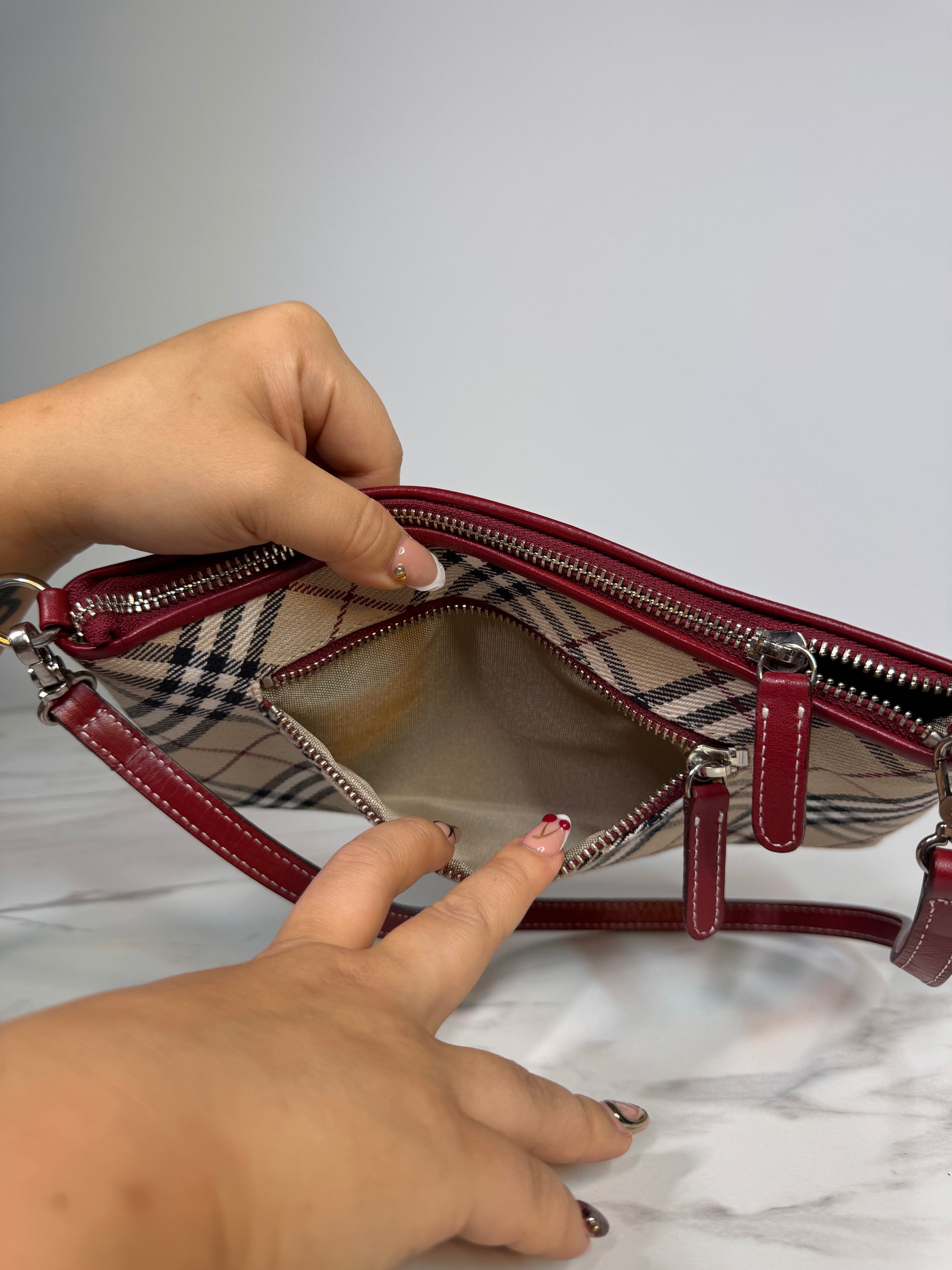 Burberry Blue Label Vintage Check Shoulder Bag – The Bag Revival Burberry Blue Label Vintage Check Shoulder Bag – The Bag Revival