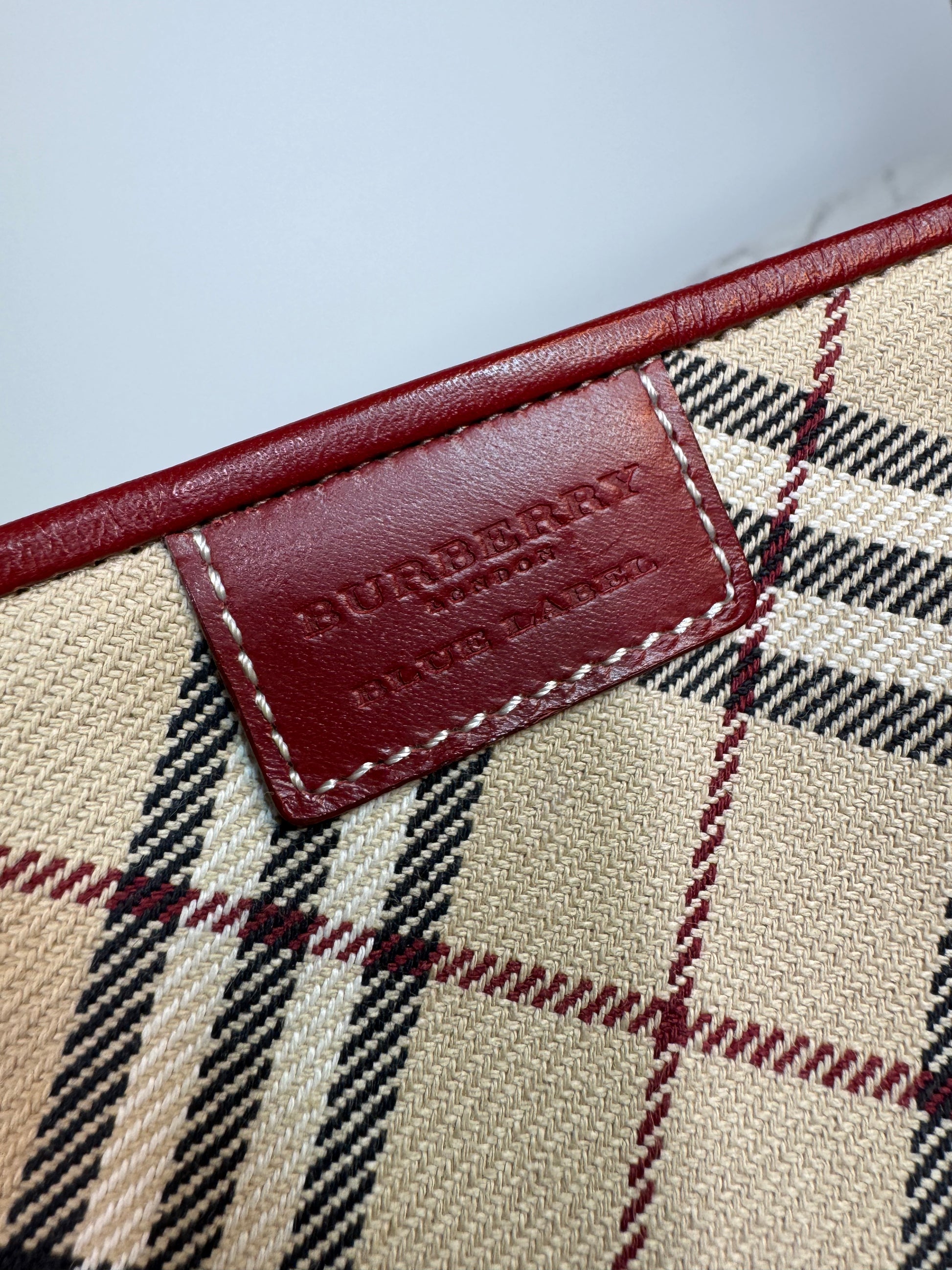 Burberry Blue Label Vintage Check Shoulder Bag – The Bag Revival Burberry Blue Label Vintage Check Shoulder Bag – The Bag Revival