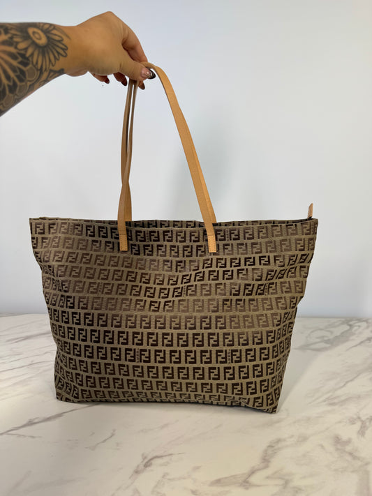 Fendi Zucchino Tote