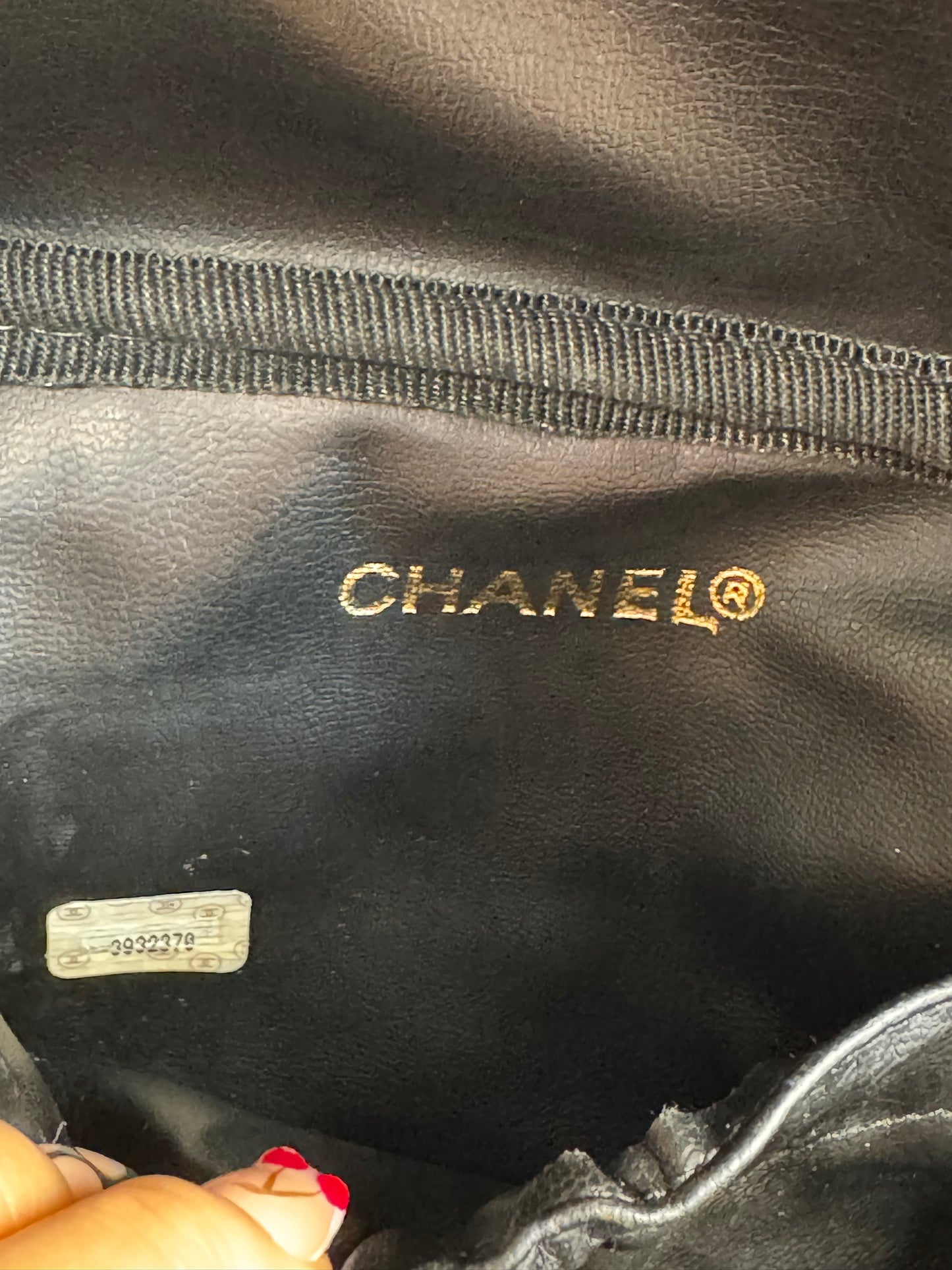 Chanel Vintage Lambskin Vanity Case