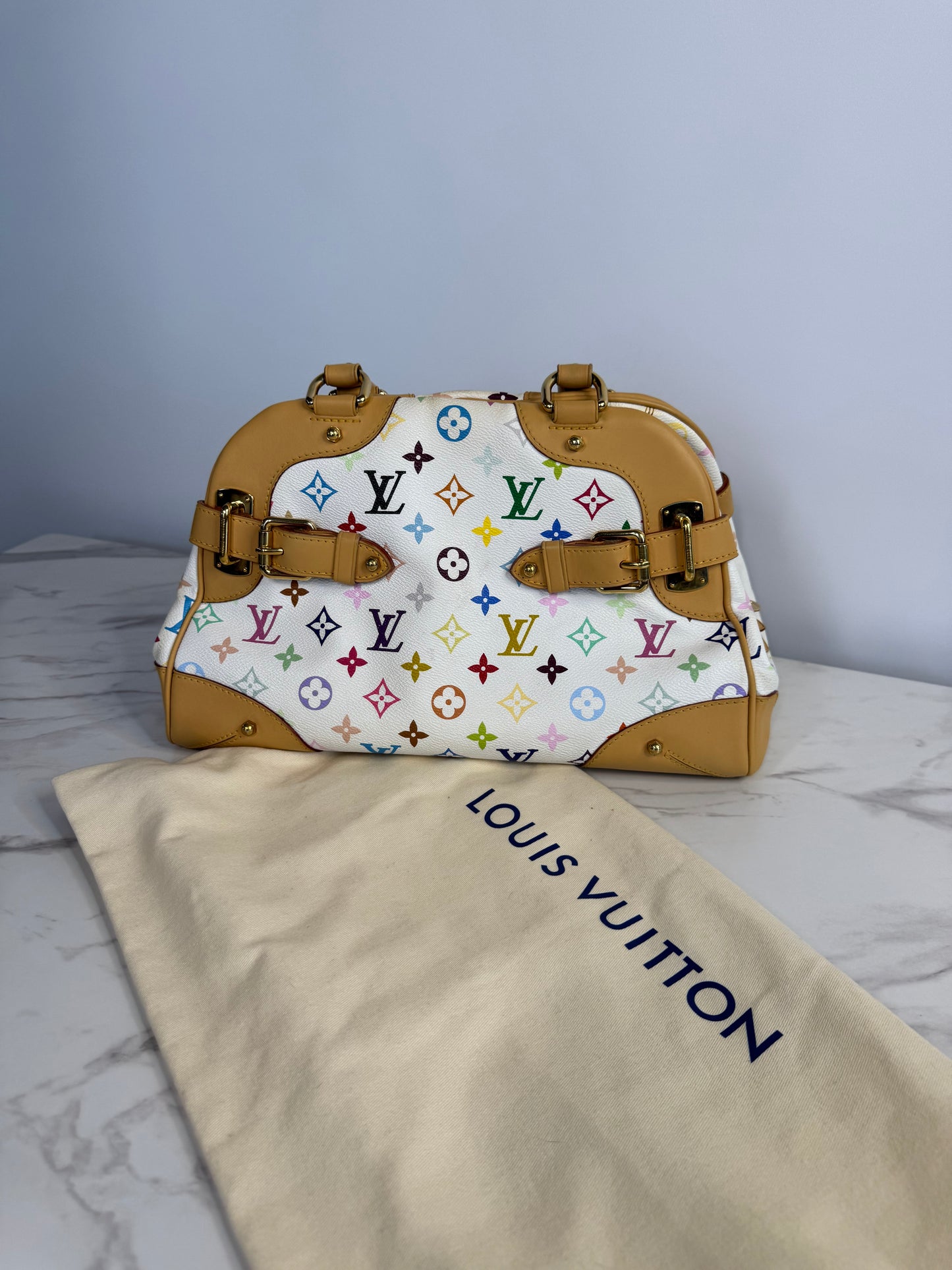 Louis Vuitton X Takashi Murakami Vintage Claudia Bag