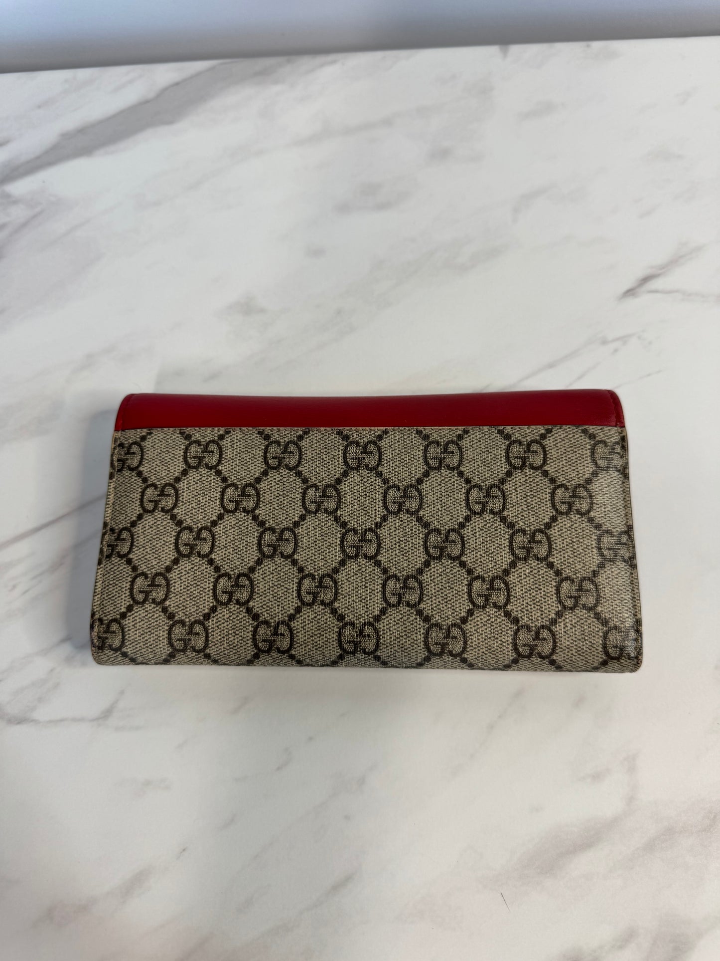 Gucci Supreme Continental Wallet