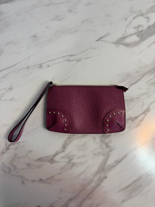 Rare Gucci Monogram Wristlet