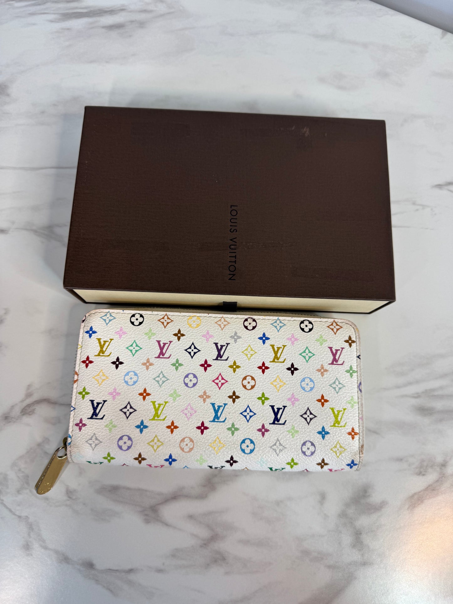 Louis Vuitton X Takashi Murakami Zippy Wallet