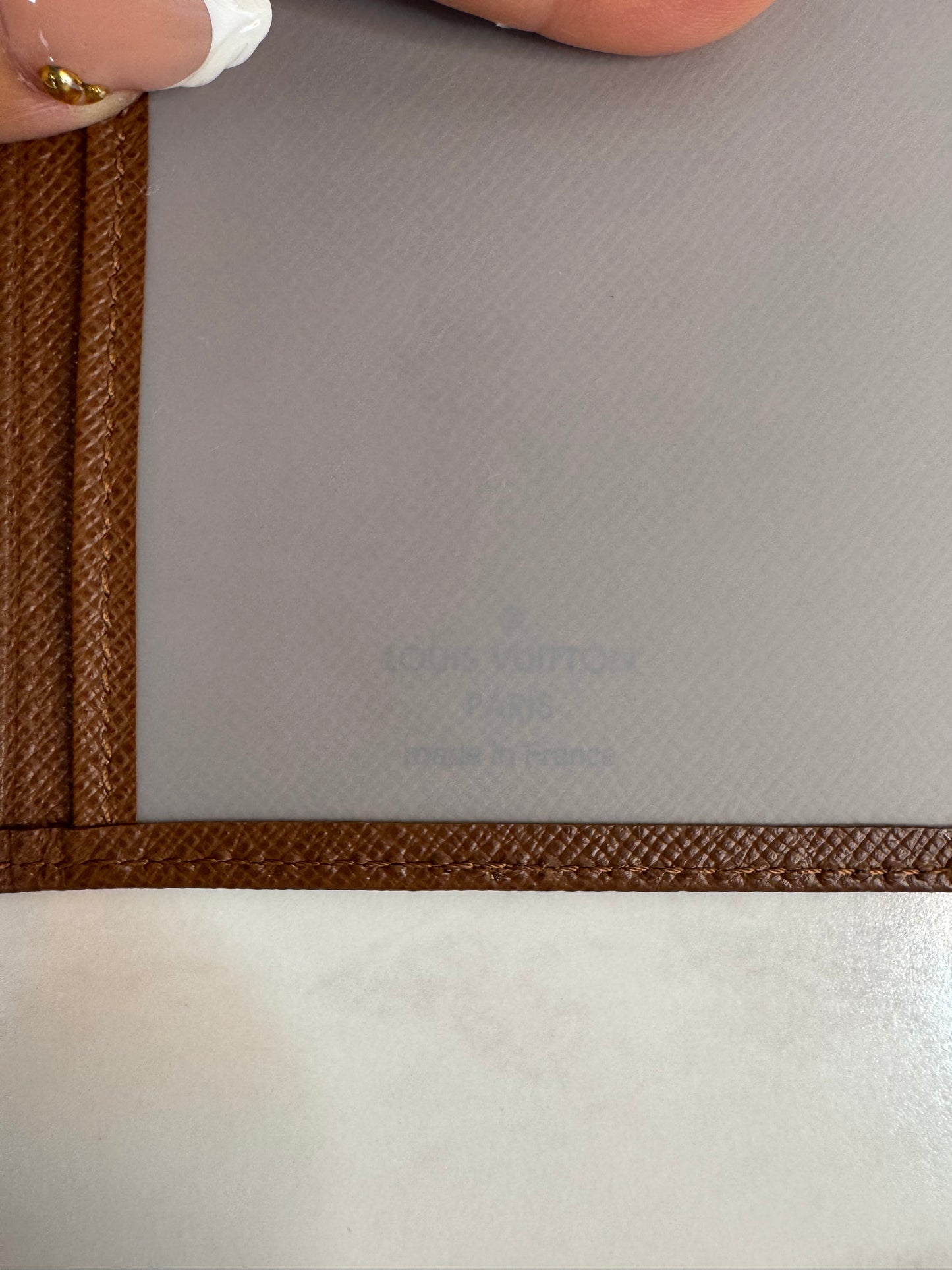 Louis Vuitton Taiga Leather Vertical Card Holder